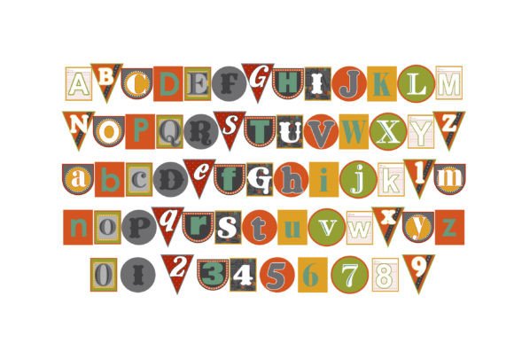 School Medley Font PNG with transparent background - Preview 1