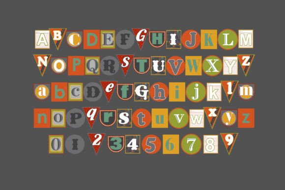 School Medley Font PNG with transparent background - Preview 2