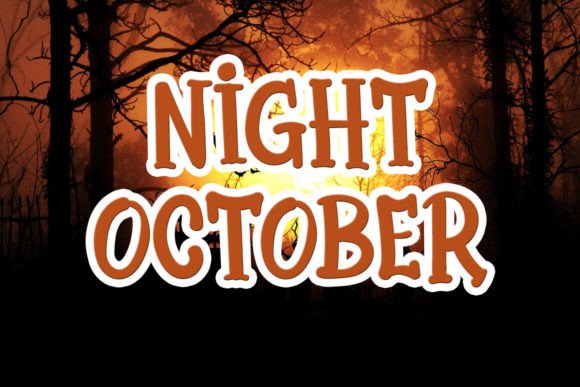 Smart Halloween Font PNG with transparent background - Preview 2