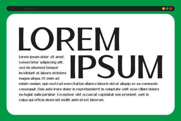 Billiona Font - Preview 2