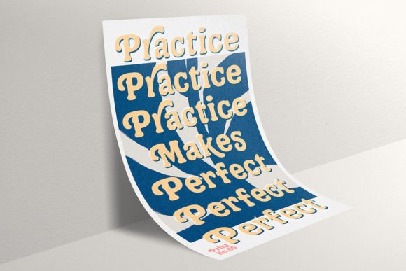 Burning Chiller Font PNG with transparent background - Preview 3