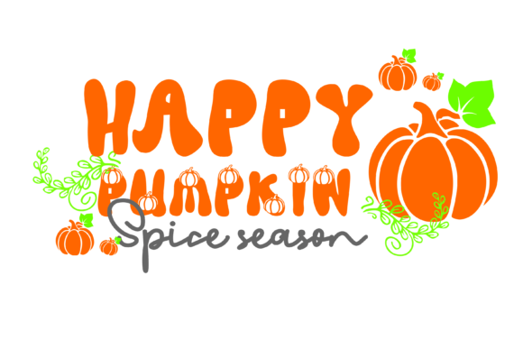 Farmhouse Pumpkin Font PNG with transparent background - Preview 2