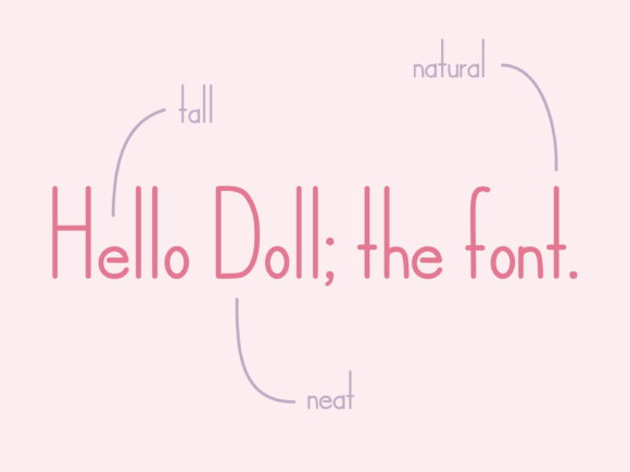 Hello Doll Font - Preview 5