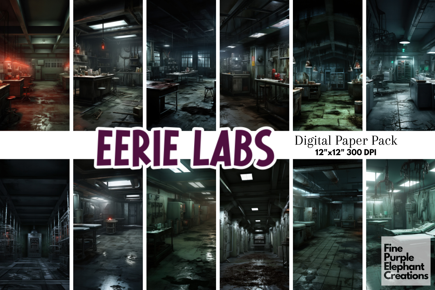Horror Laboratory | Scary Halloween Lab Graphic by finepurpleelephant ...