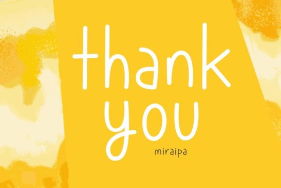 Mango Yogurt Font PNG with transparent background - Preview 5