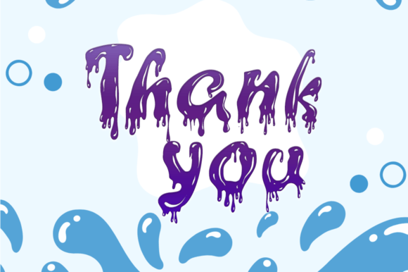 Mount Water Font PNG with transparent background - Preview 5