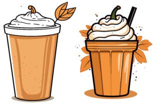 Pumpkin Spice Latte Coffee Vector Graphic by Gfx_Expert_Team · Creative ...