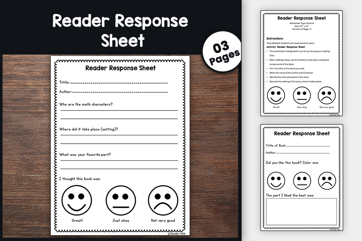 Reader Response Sheets: Book Exploration