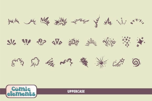 Comic Elements Font - Preview 1
