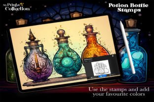100+ Procreate Potion Bottle Stamps Graphic by myprintscollection ...
