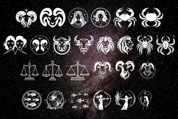 12 Zodiac Font - Preview 1