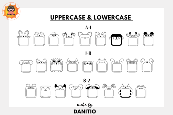 Animals Note Font - Preview 1