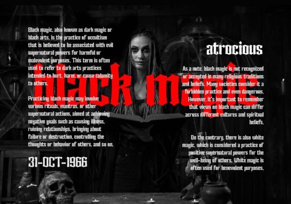 Atrocious Font - Preview 1