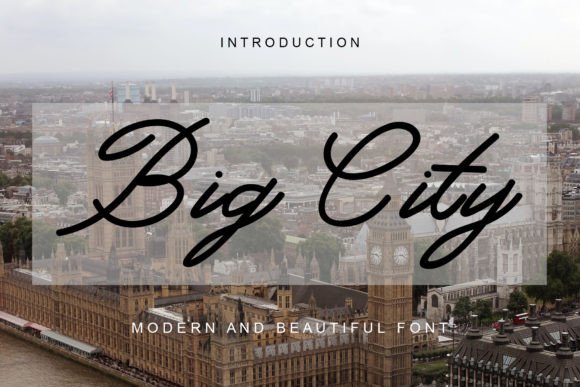 Big City Font - Preview 1