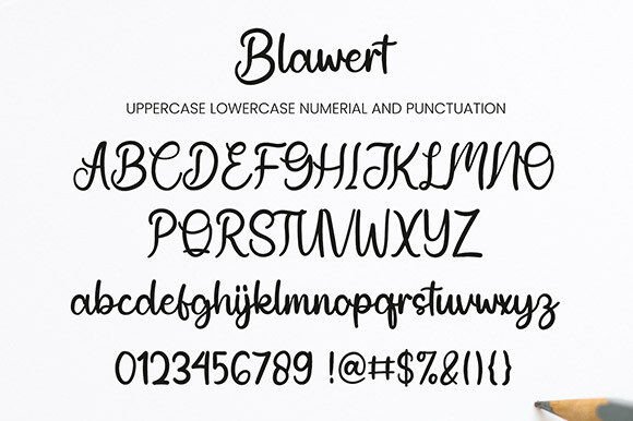Blawert Font - Preview 5