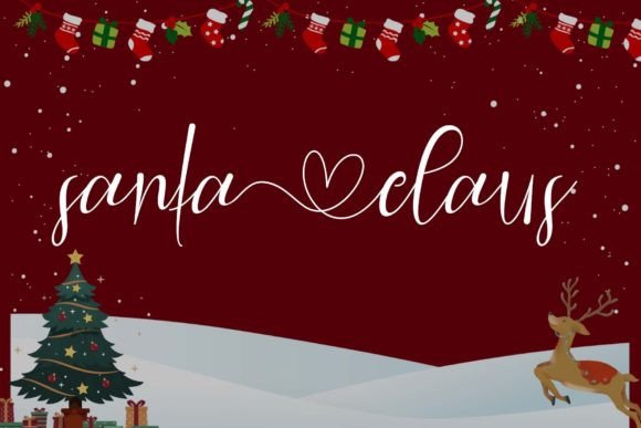 Christmas Rose Font - Preview 2