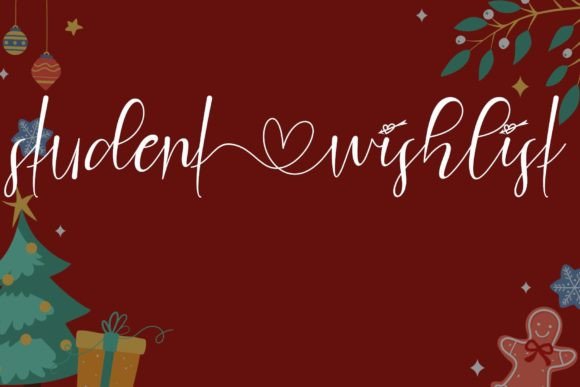 Christmas Rose Font - Preview 3