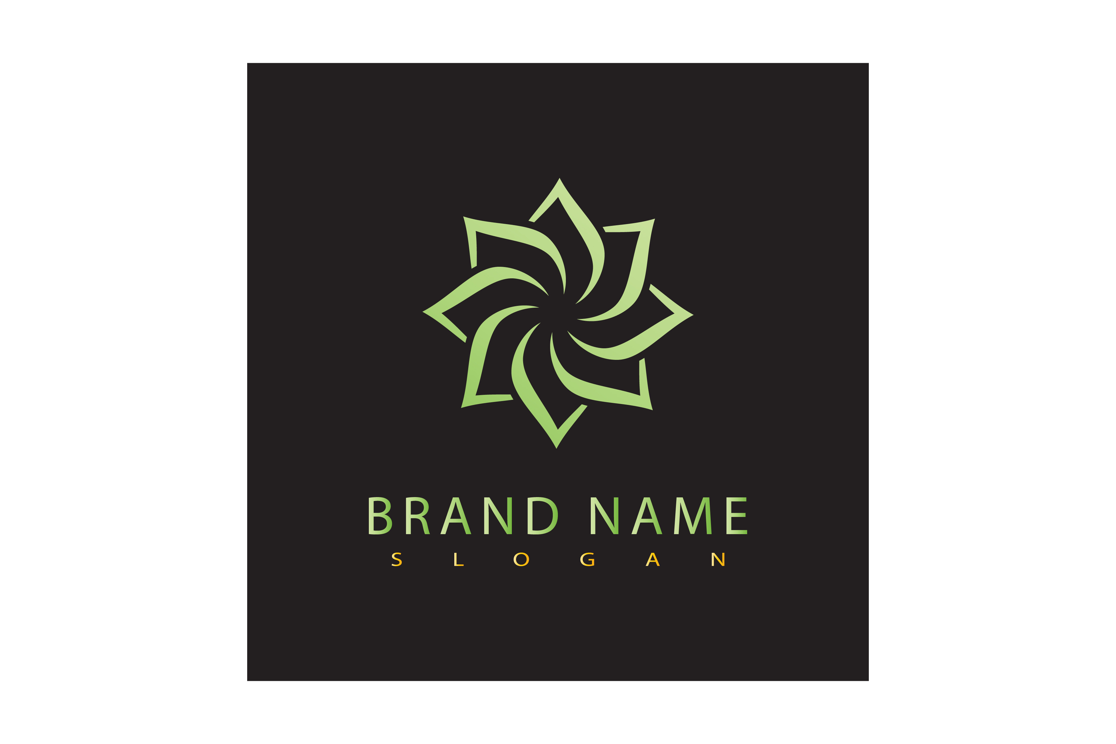 Flower Logo Element Symbol