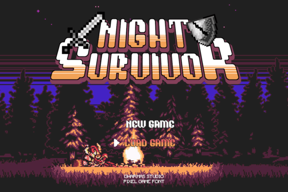 Game Paused Font - Preview 1