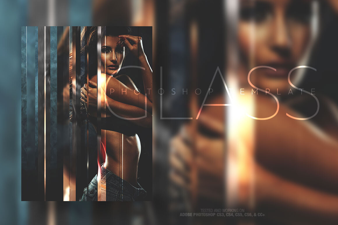 Glass Templete Glass Photo Template Graphic by Amorjesu · Creative Fabrica