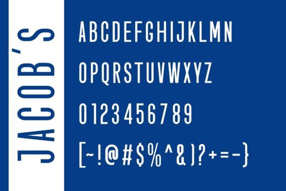 Jacob's Font - Preview 1