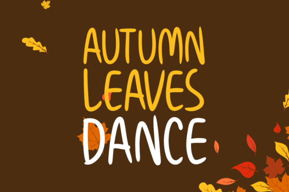 Autumnal Font - Preview 1