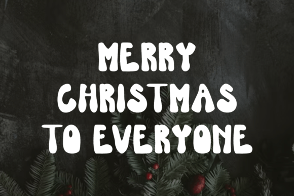 Christmas Awesome Font - Preview 2