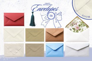 Craft Envelopes Set Graphic by NassyArt · Creative Fabrica