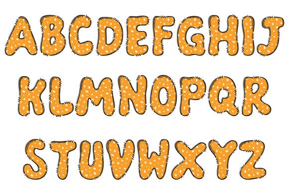 Deer Font PNG with transparent background - Preview 1