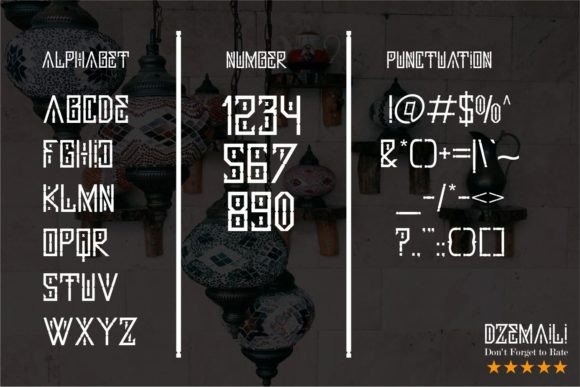 Dzemaili Font - Preview 4