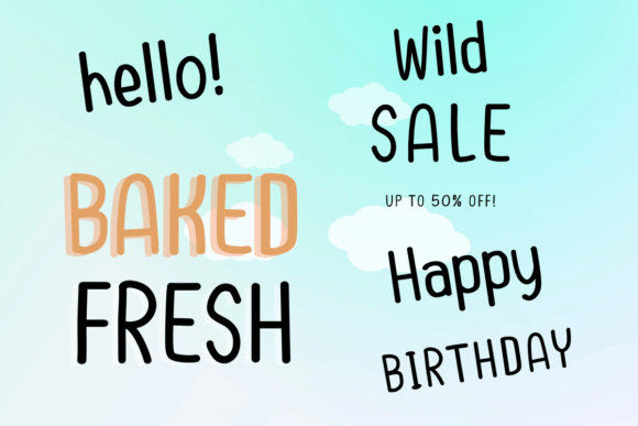 Farmville Font - Preview 1