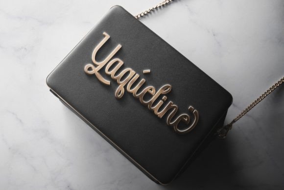 Gold Button Font - Preview 6