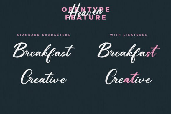 Heaven Font - Preview 1