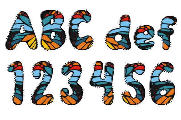 Insect Bundle Font PNG with transparent background - Preview 2