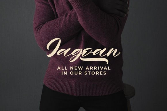 Jagoan Font PNG with transparent background - Preview 4