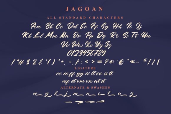 Jagoan Font PNG with transparent background - Preview 5