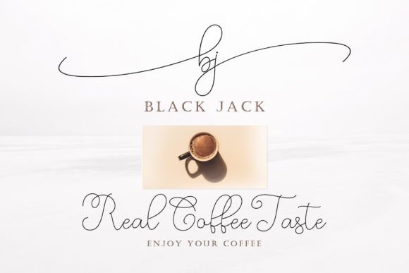 Jecki Line Font PNG with transparent background - Preview 3