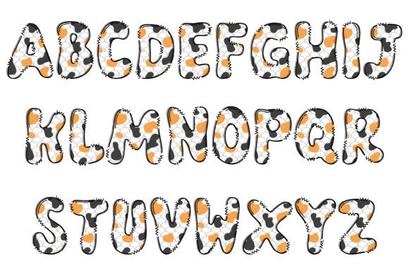 Koi Font PNG with transparent background - Preview 1
