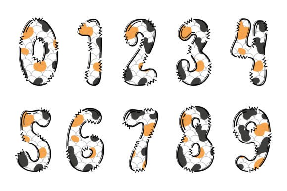Koi Font PNG with transparent background - Preview 3