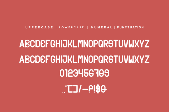 Pochan Font PNG with transparent background - Preview 4