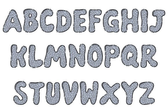 Rhino Font PNG with transparent background - Preview 1