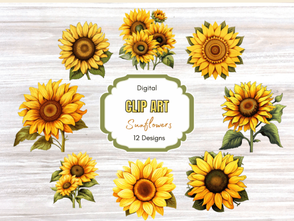 Sunflower Autumn Flower Clip Art