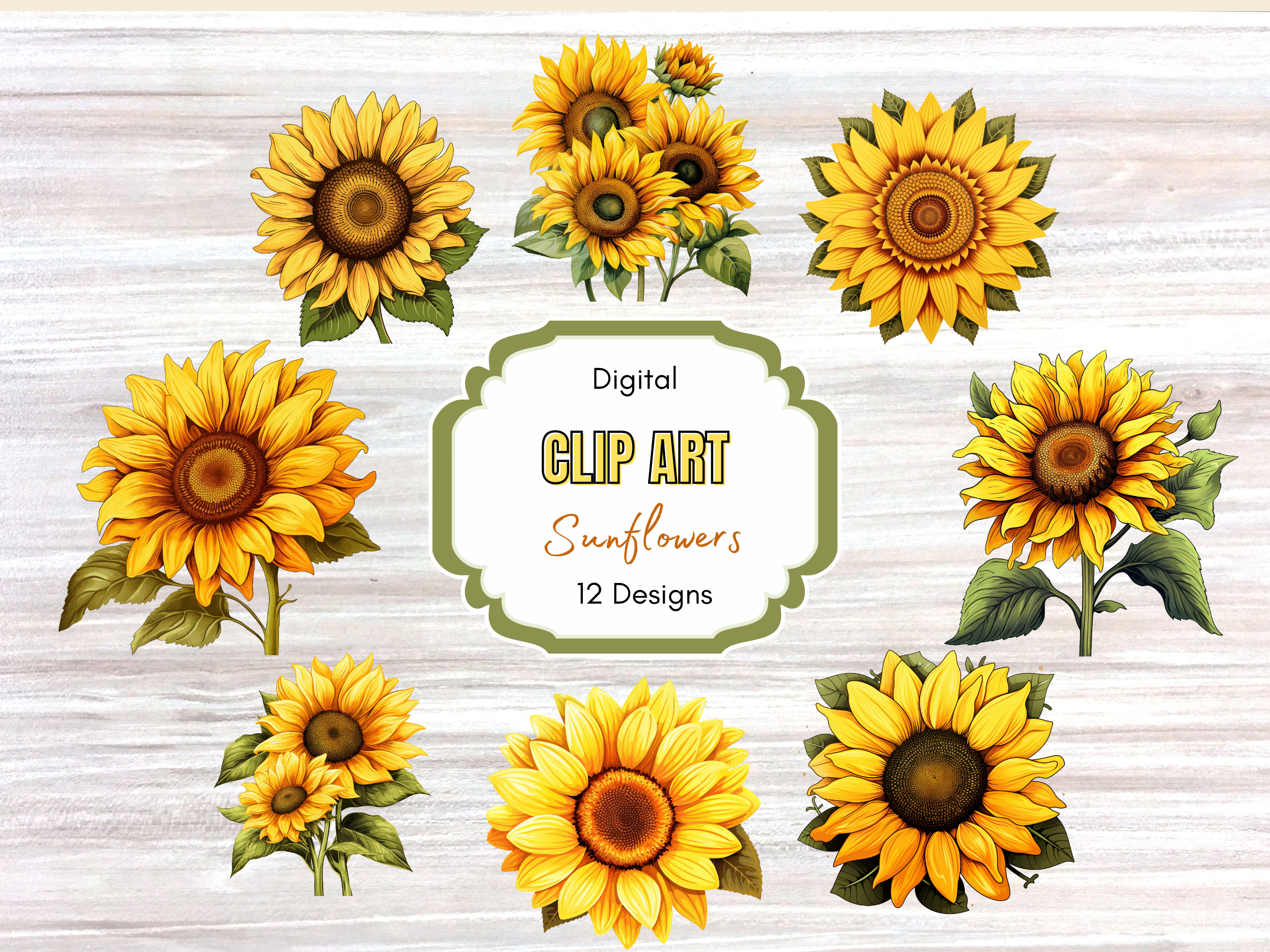 Sunflower Autumn Flower Clip Art