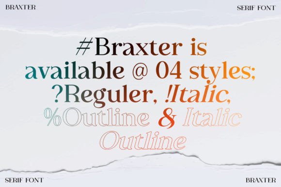 Braxter Font - Preview 1