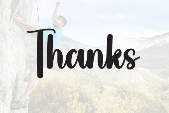 Climbing Font - Preview 6