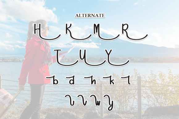 Find Hollyday Font PNG with transparent background - Preview 6
