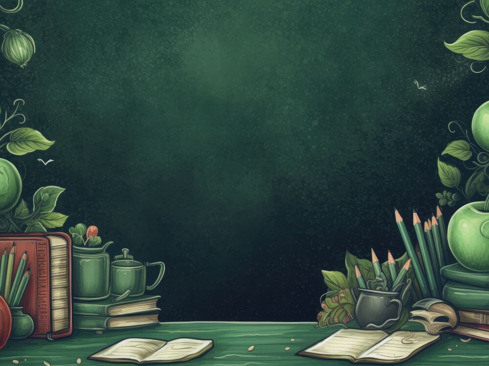 Green Chalkboard Background Graphic by Fox Design · Creative Fabrica