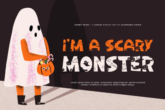 Gummy Ghost Font - Preview 1