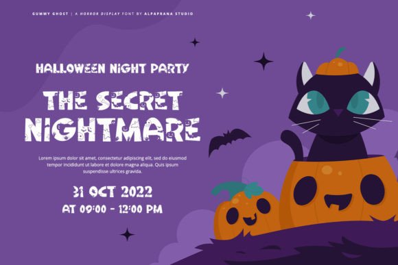 Gummy Ghost Font - Preview 5
