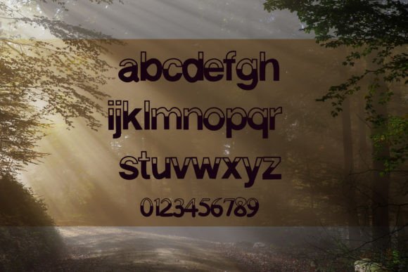 Half Font PNG with transparent background - Preview 1